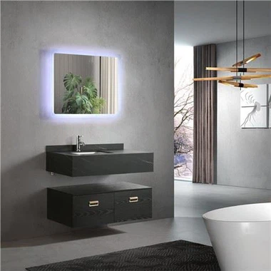 Pedra sintered quente vender novo produto white bathroom vanity